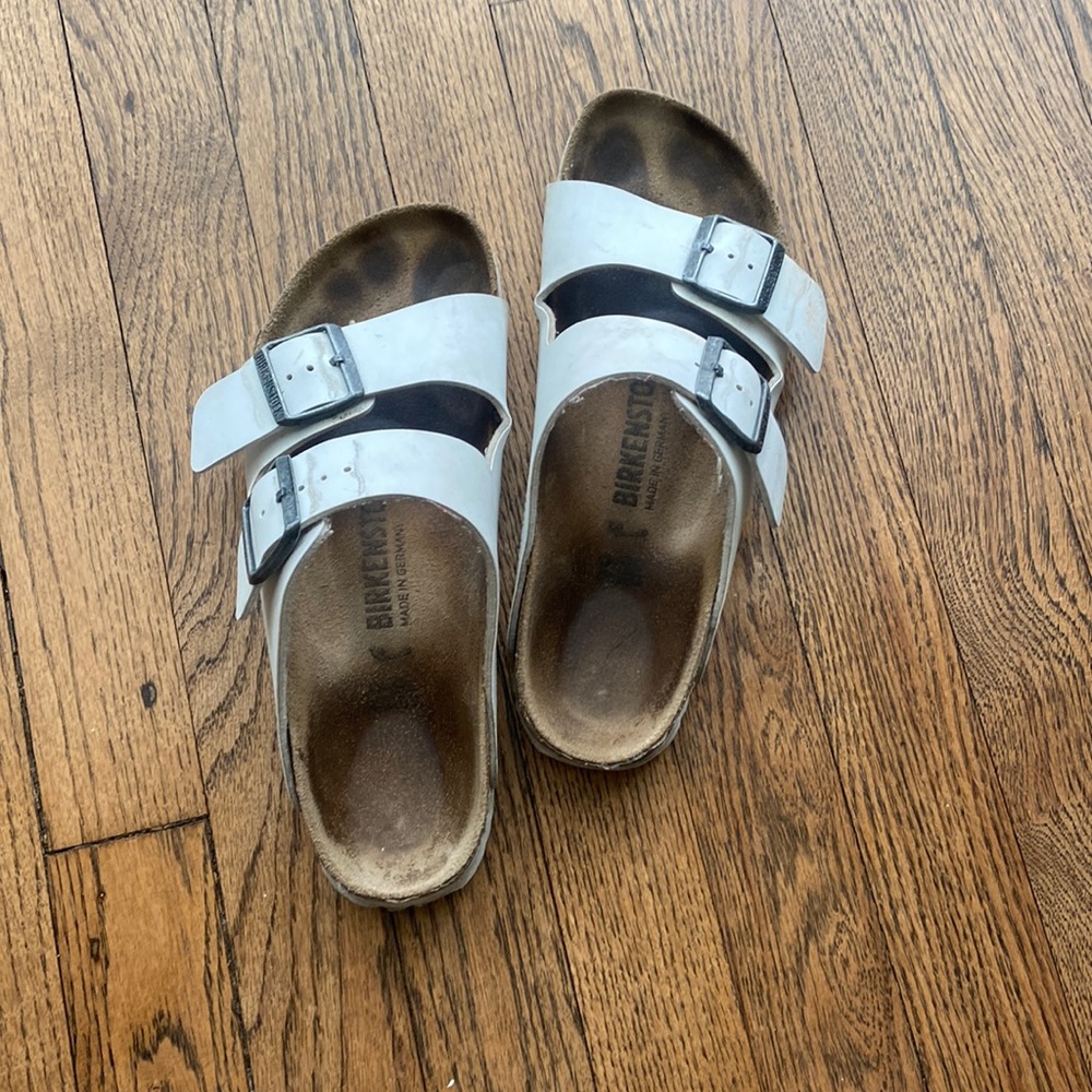 Birkenstock White Arizona Sandal